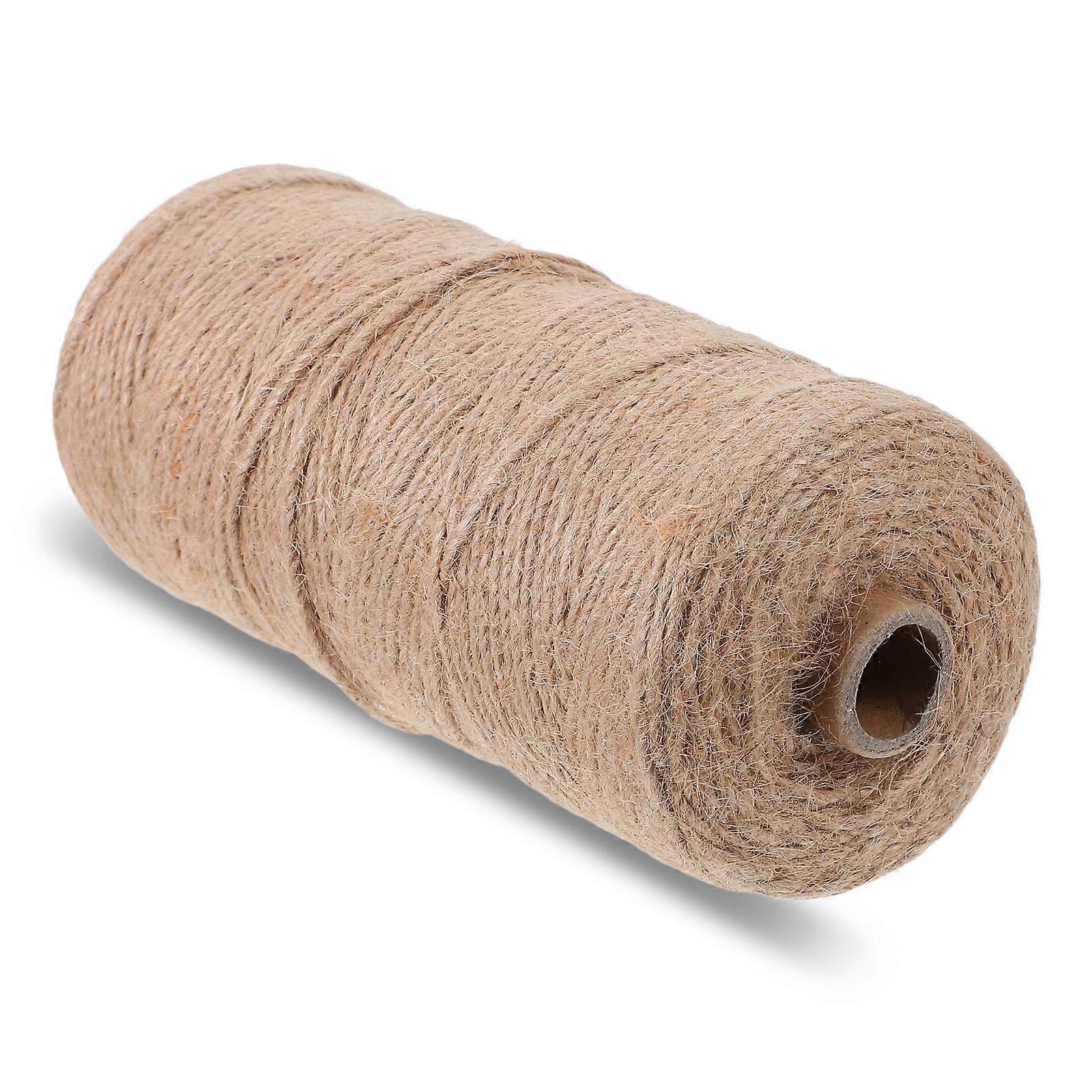 Natural Jute Twine Rope for Hanging Things 1 Roll Khaki String for Packing