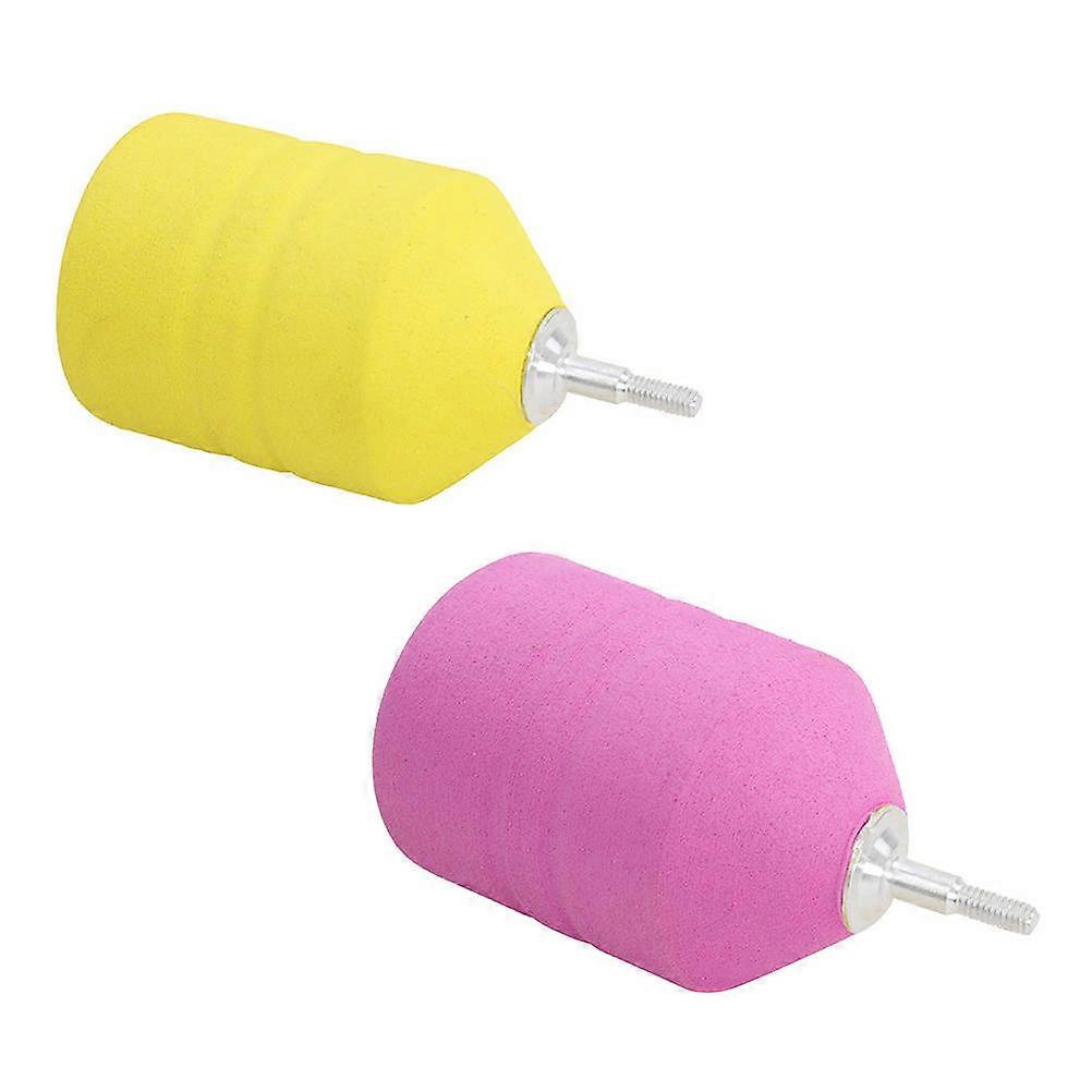 Outdoor Use Sponge Arrow Head Archery Training Arrows 2Pcs Assorted Color