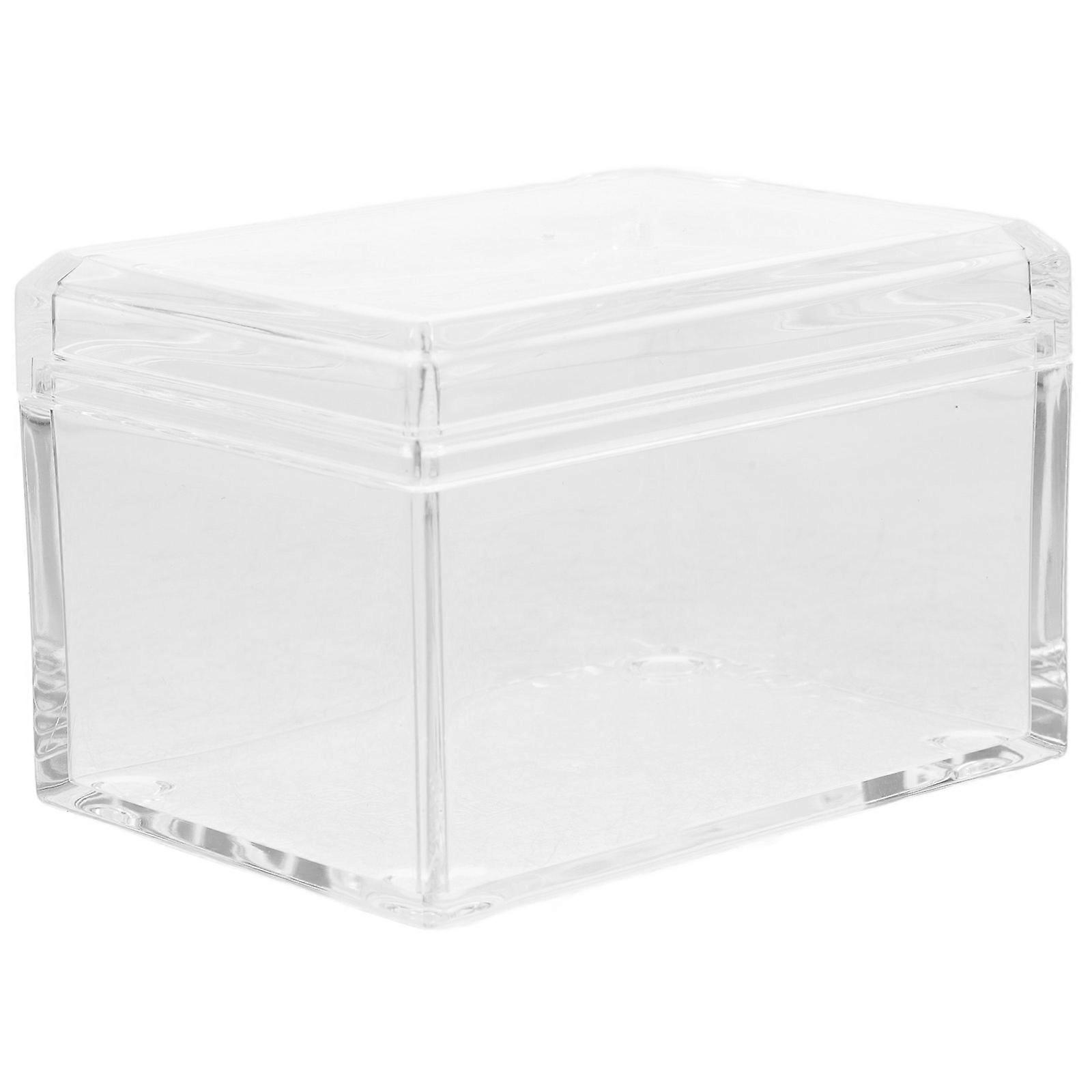 Tea Bag Holder Acrylic Storage Box Transparent for Organizing