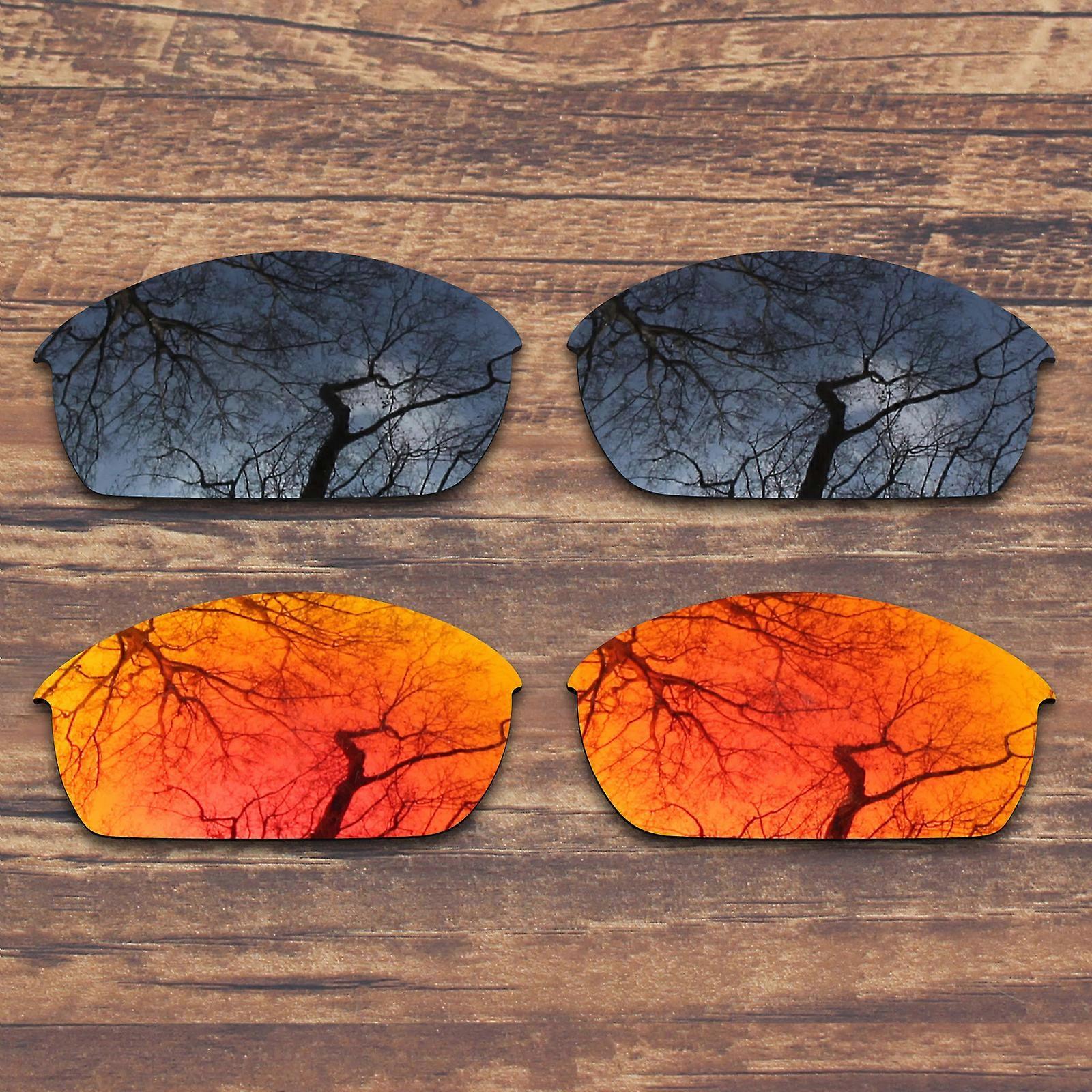 KEYTO Polarized Replacement Lens for-Oakley Flak Jacket-Multiple Options