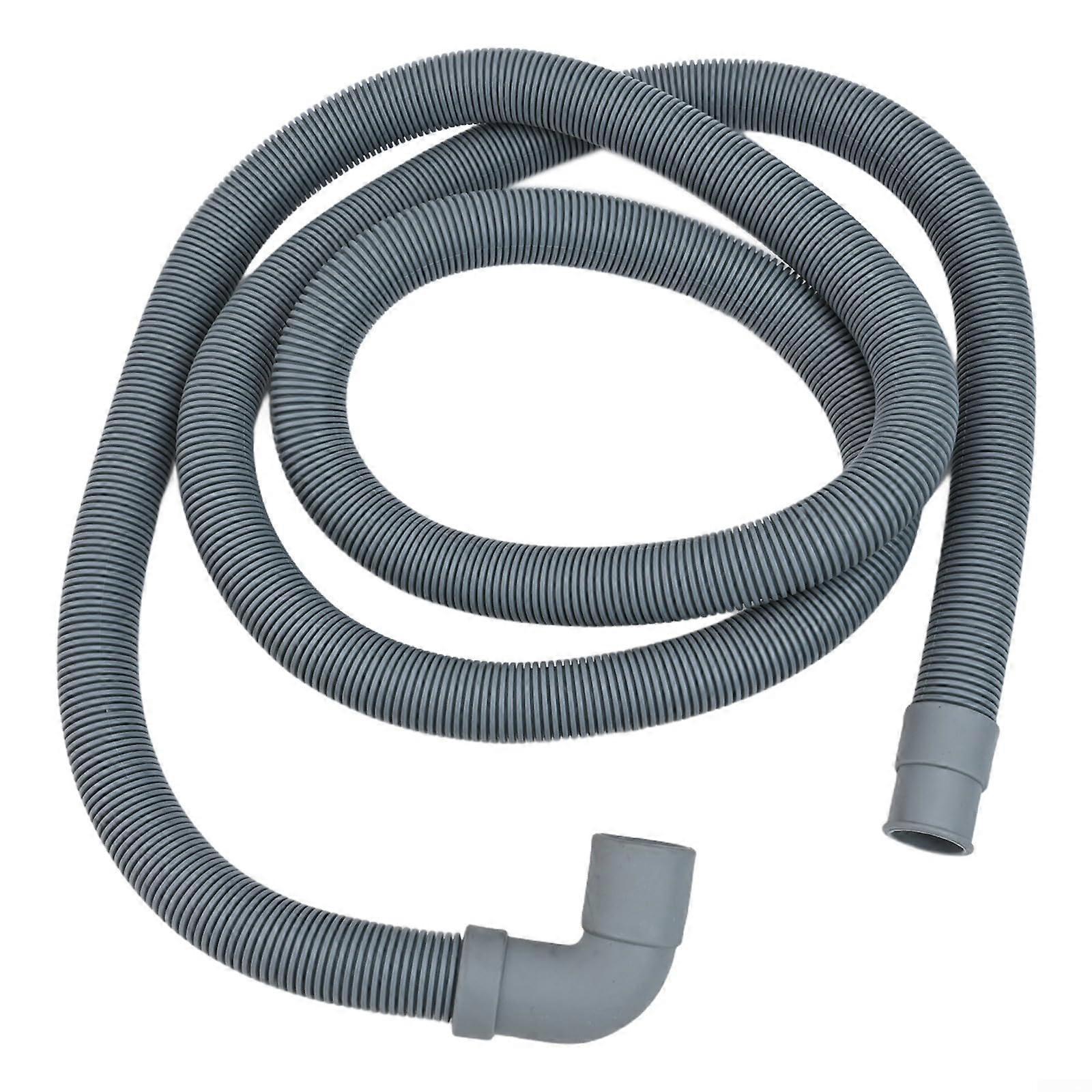 PP Drainage Hose Extension For Washing Machines, 2m Length, Elbow And Outlet Connections, Model 11 52M