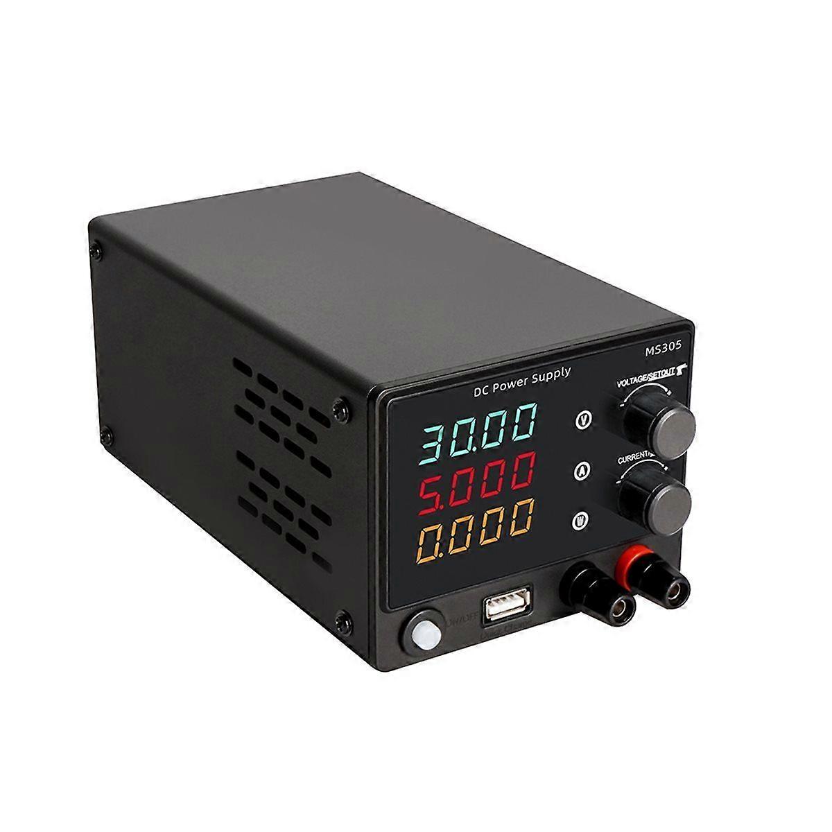 MS305M Laboratory DC Power Supply Adjustable 30V 5A Digit Display Voltage Regulator Lab Bench Power