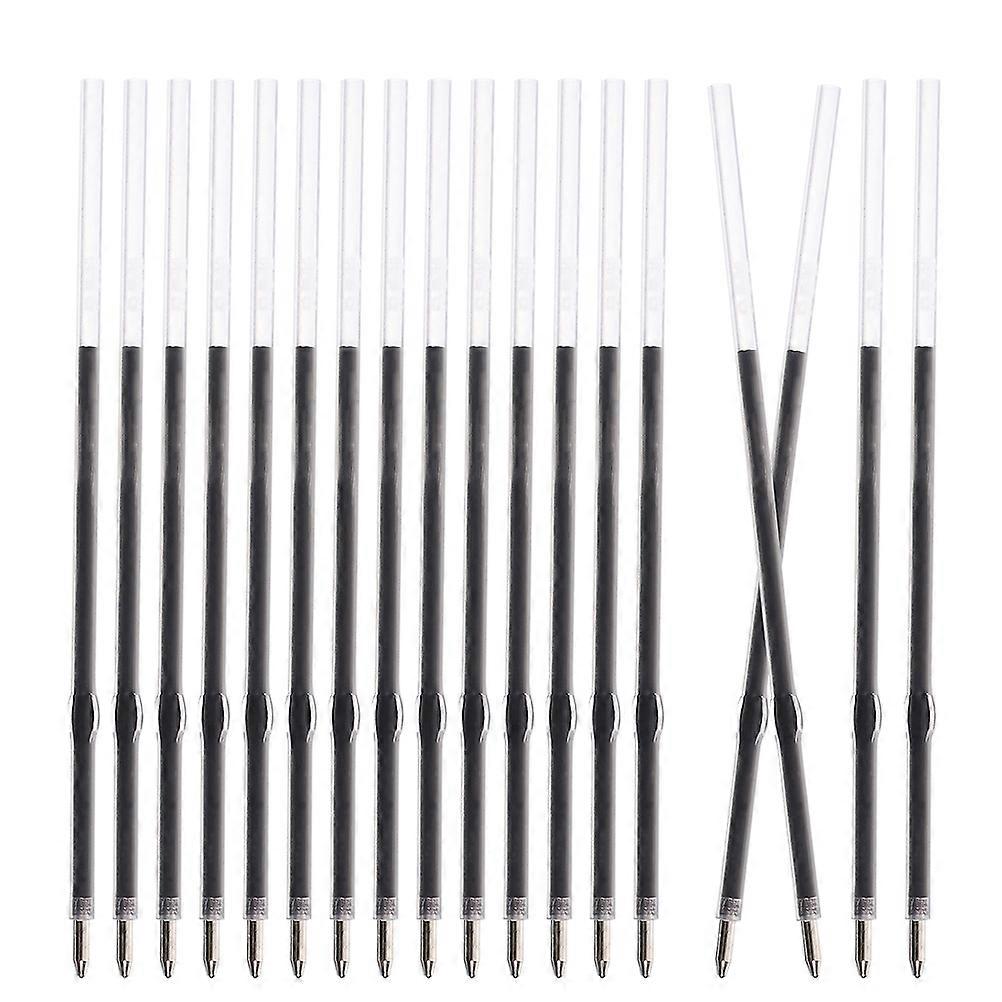 Black Ink Ballpoint Pen Refills for Writing 200Pcs Smooth Replacement Tips