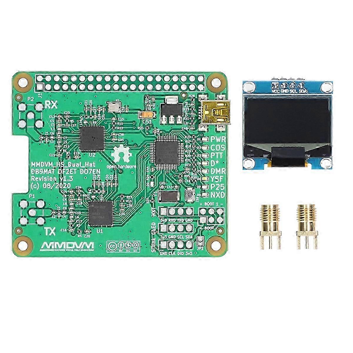 Duplex Hotspot Board with OLED Screen Support DMR P25 D Star Mini Relay Module Support UHF VHF for