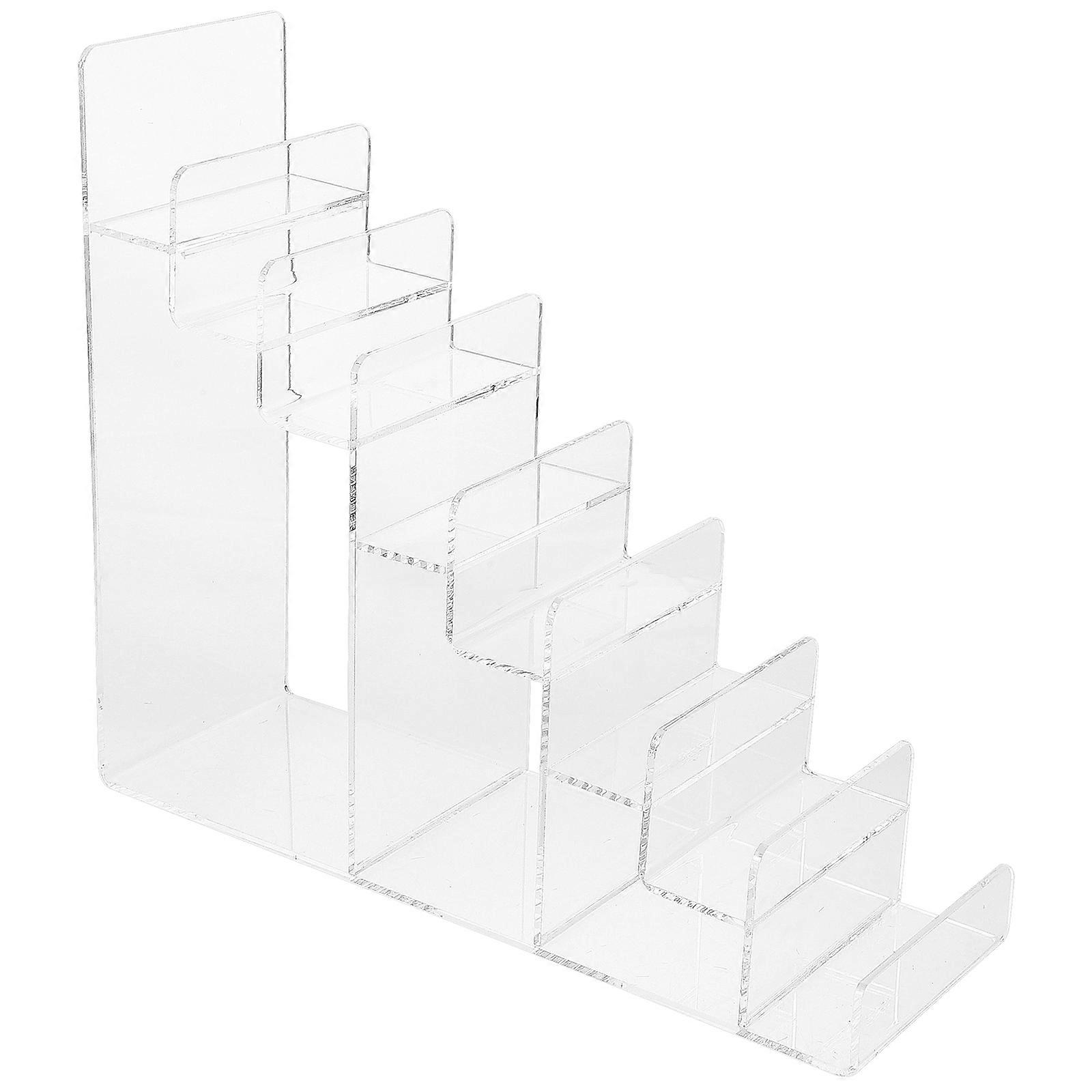 Wallet Display Stand Acrylic Multi-Tier Display Stand for Storage