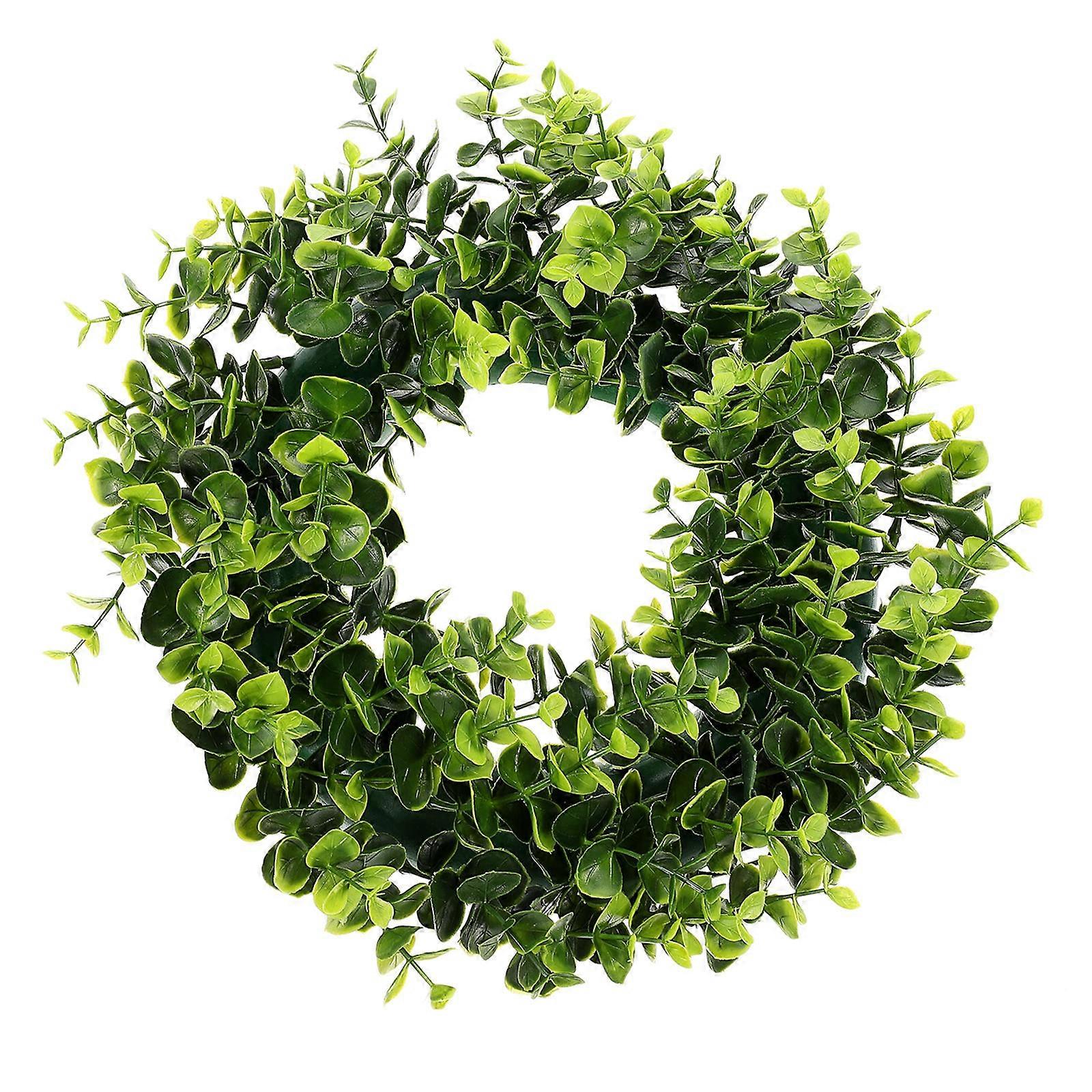 Spring Wreath Hanging Decor Eucalyptus Wreath Pendant for Decor