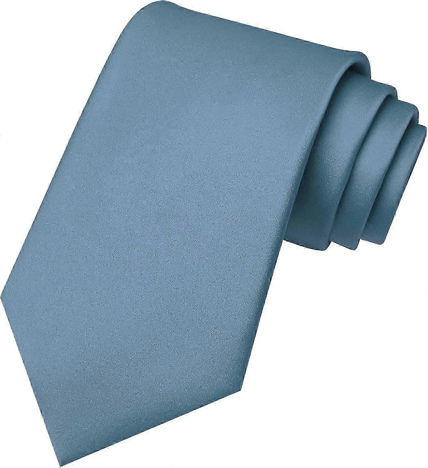 Ensfarget slips herreslips for forretnings- og bryllupsfest