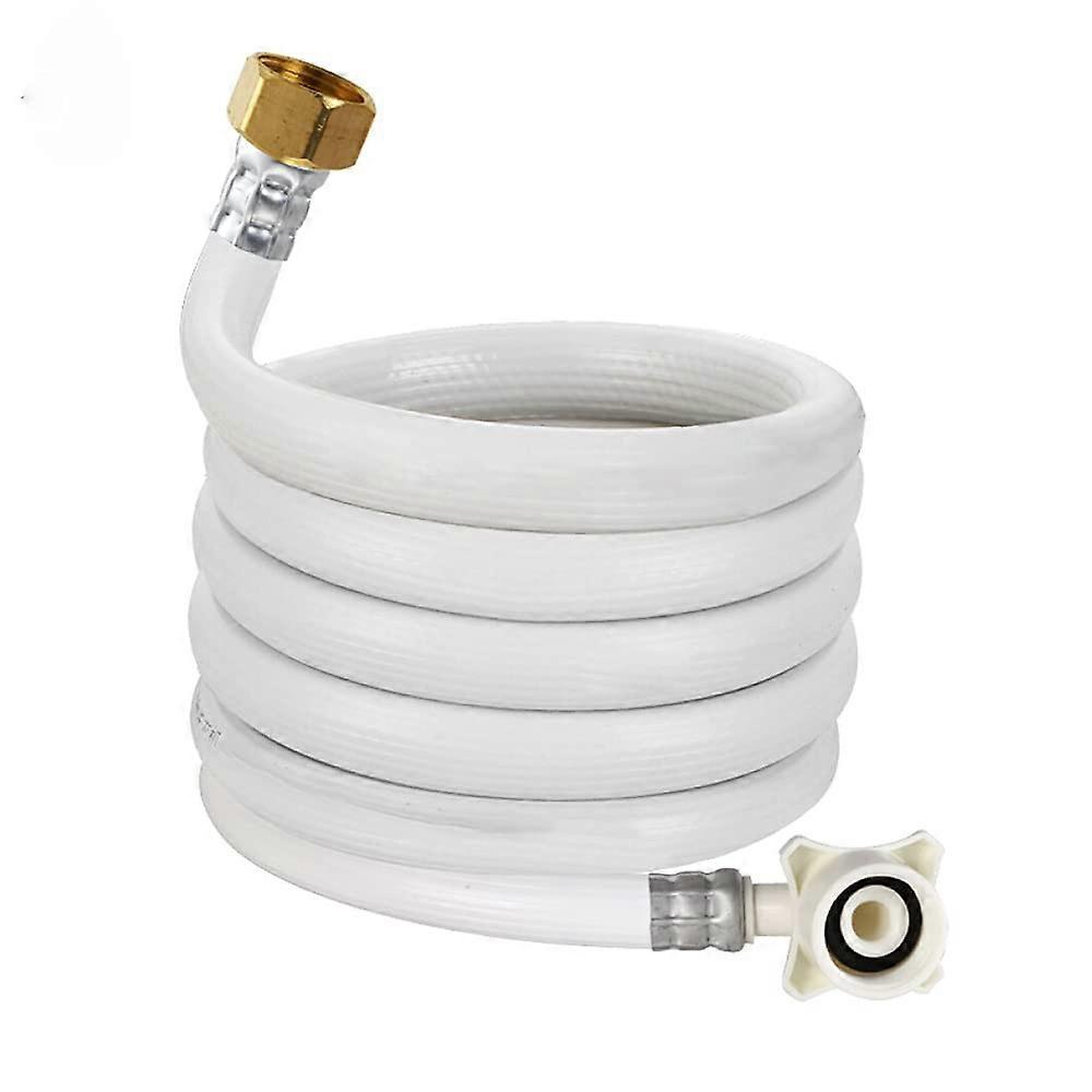 Washing Machine Inlet Hose PVC  Pressure LeakProof Flexible White 0.8m Explosion Proof