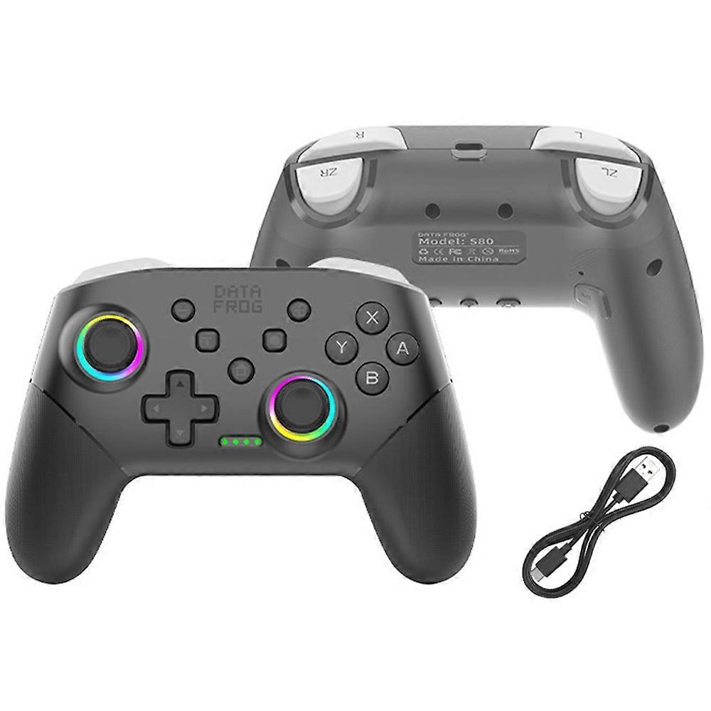 DATA FROG S80 Elite Edition Wireless Game Controller Bluetooth-Compatible for Nintendo Switch/Lite/O