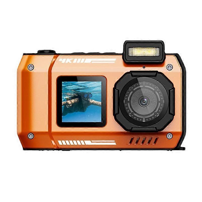 D50 IP68 Waterproof Dual-Screen Selfie Camera