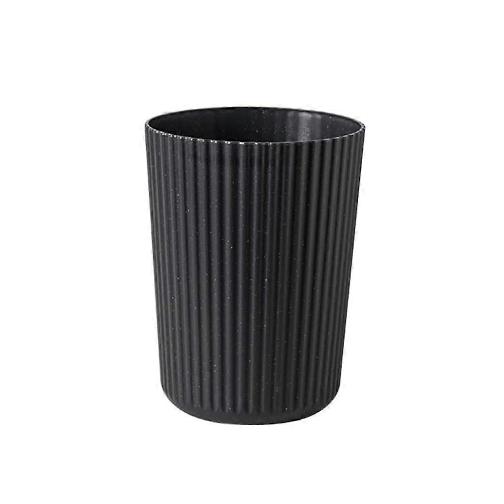 Large Capacity Kitchen Trash Can, Modern Plastic Wastebasket, Compact Indoor Garbage Bin B