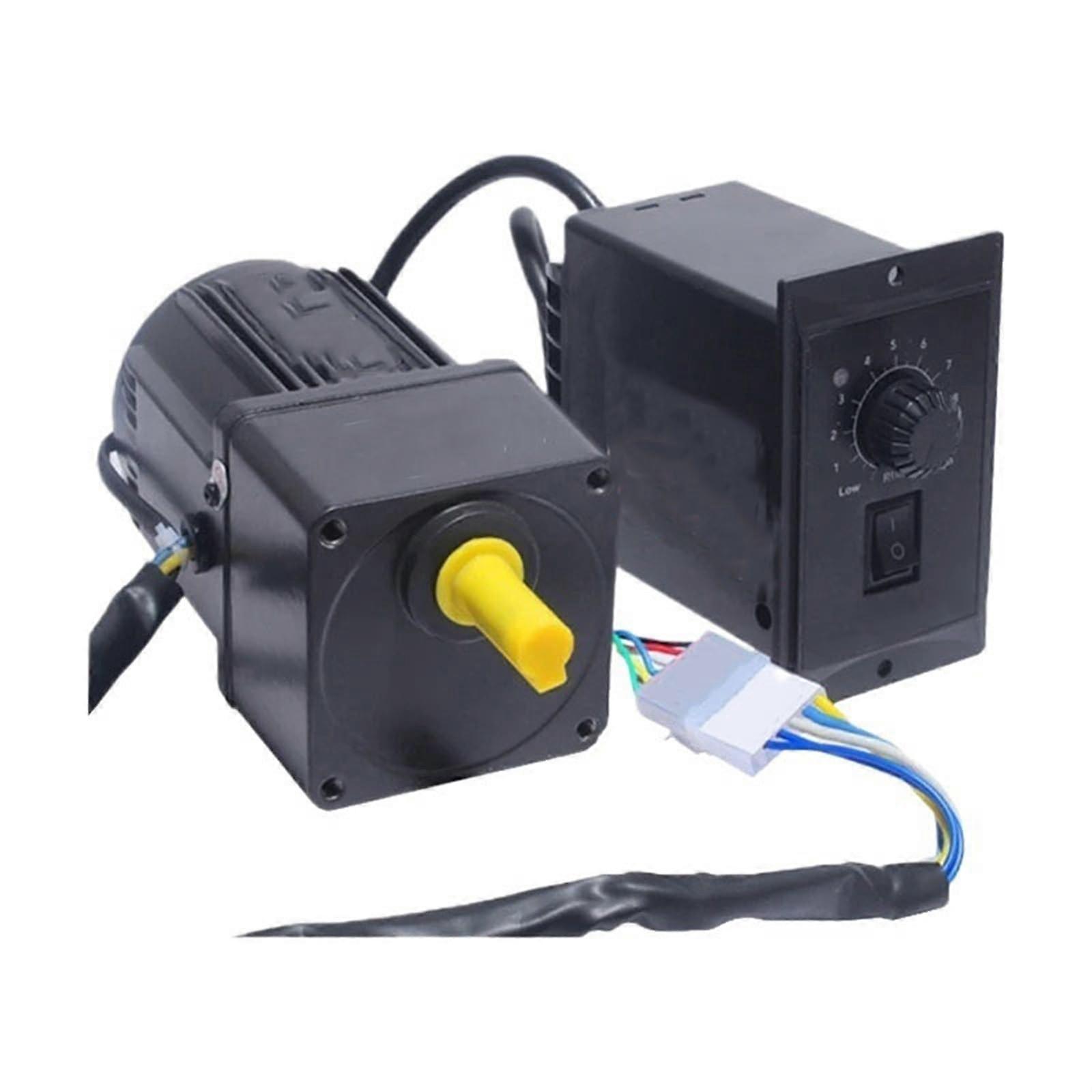 70x70mm AC Reversible Gear Motor 15W 220V Variable Speed Control  Torque Low Noise