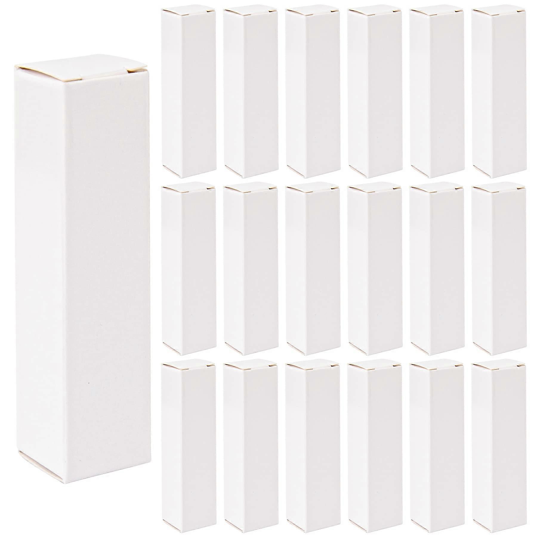 50 Pack White Kraft Lipstick Packaging Boxes Empty Lip Gloss Perfume Balm Cases