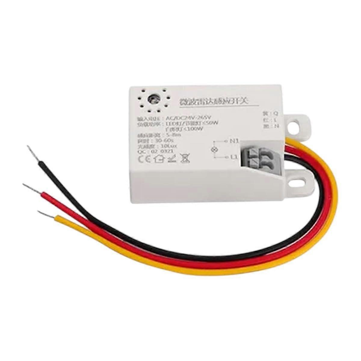 LED Motion Sensor Ceiling Spotlight 220V with Smart Microwave Detection for Corridor and Energy Saving