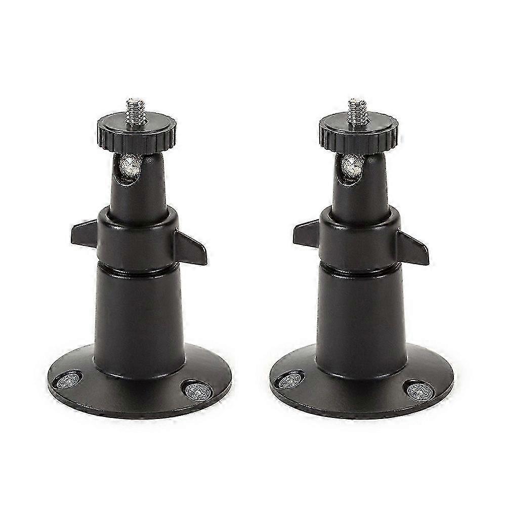 2 Pcs Adjustable Security Camera Wall Mount for Pro Pro 2 CCTV, Indoor Outdoor Use (Black)