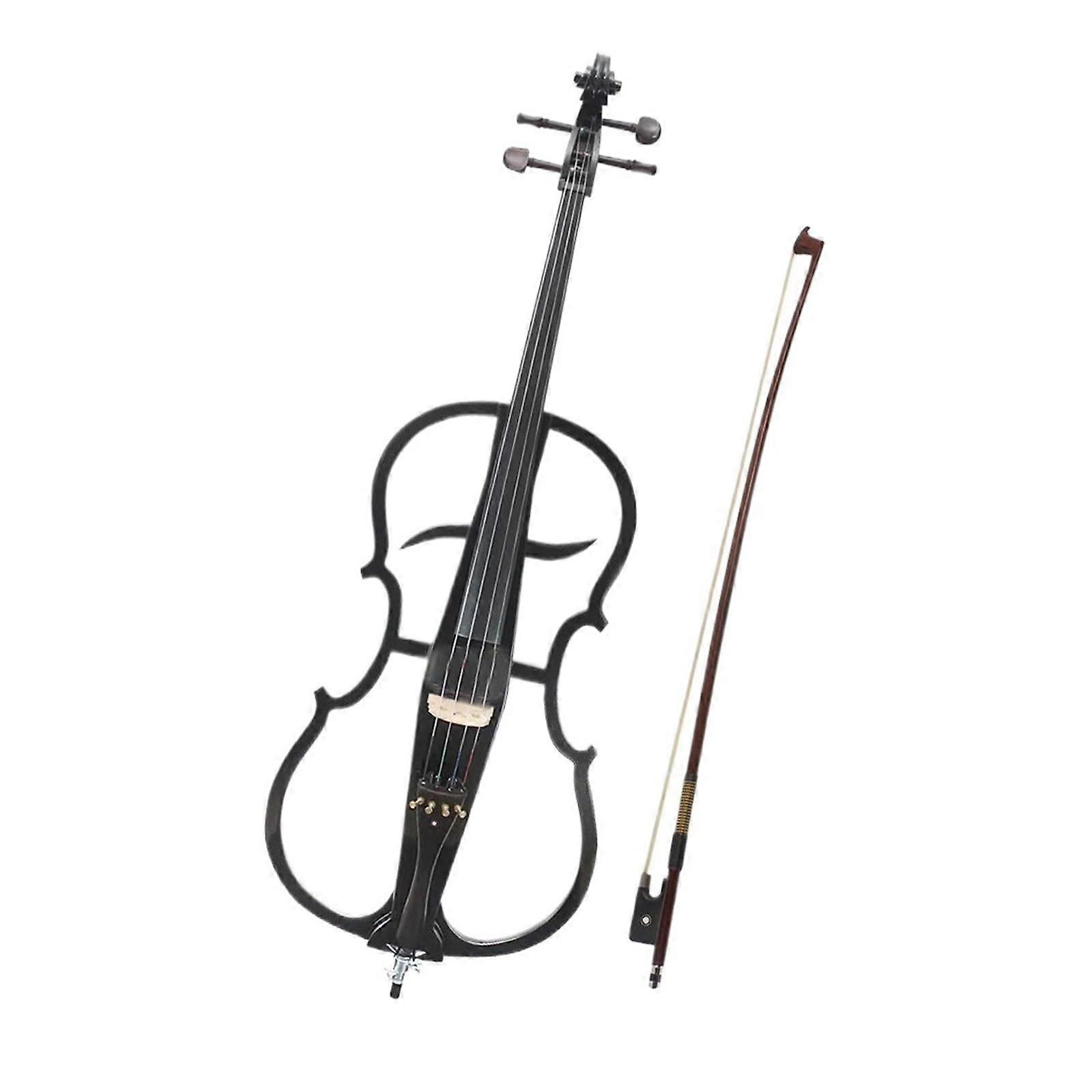 Professional 4/4 Electric Violin Full Size Maple Body with Case and Complete Accessory Set