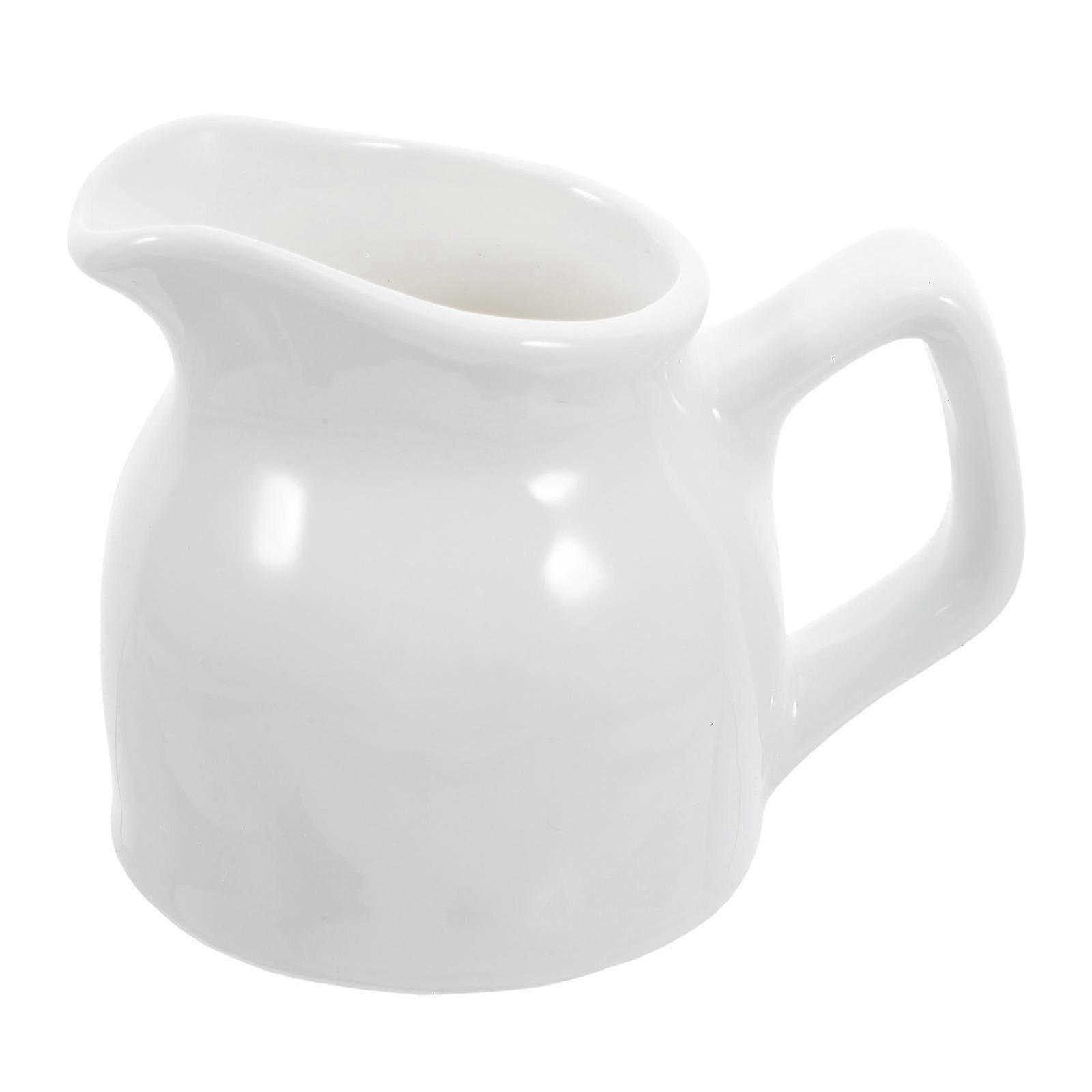 Ceramic Condiment Cup with Handle for Coffee Creamer