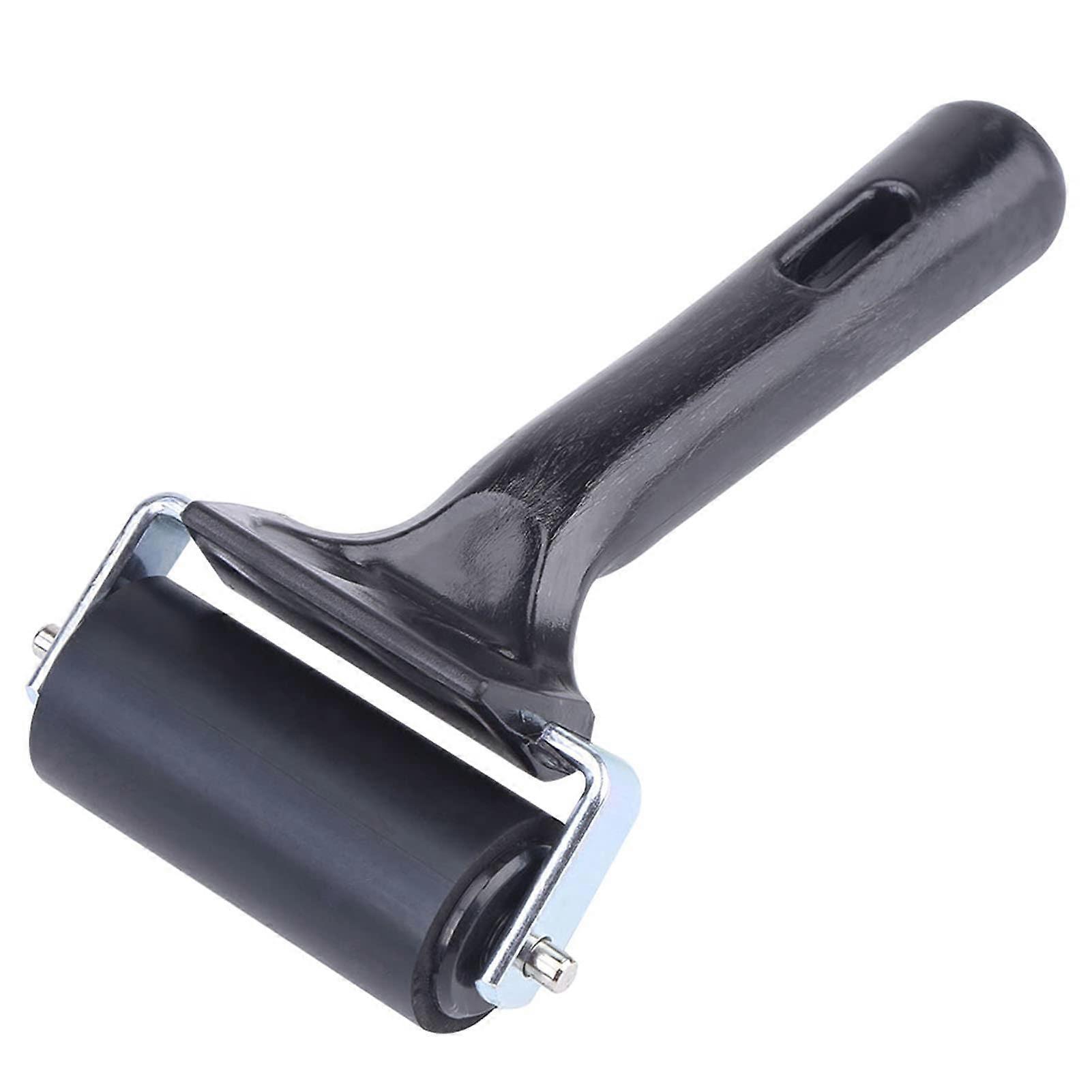 Rubber Brayer Roller for Printmaking and Art Crafts, Ergonomic NonSlip Grip, Even Ink Coverage