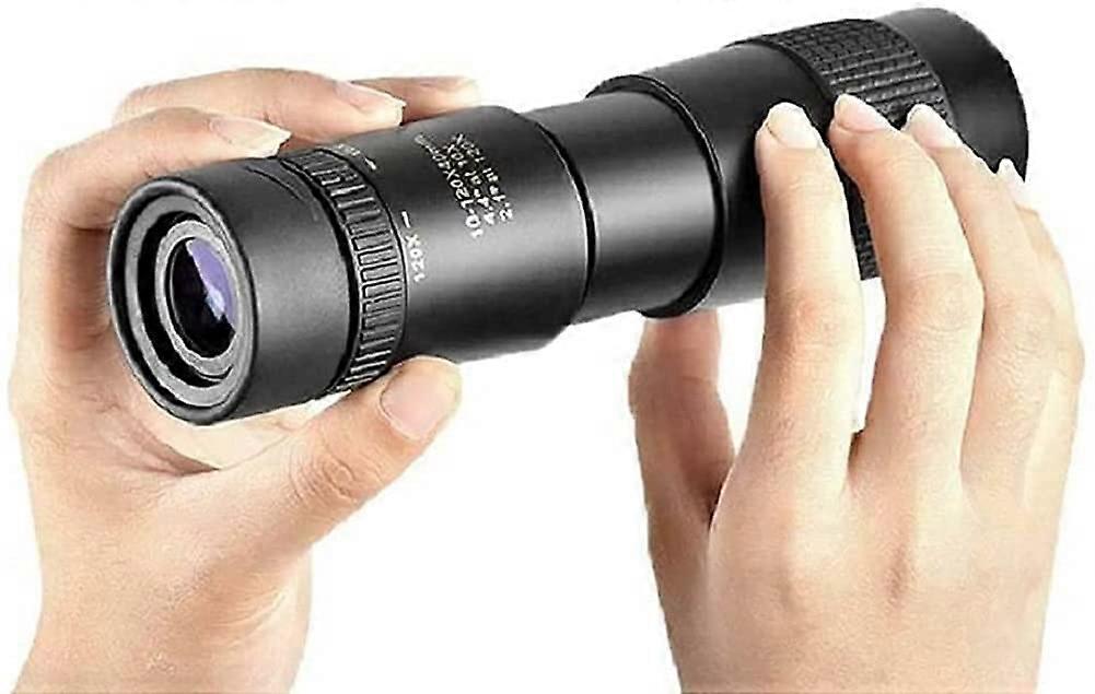 300x Zoom Monocular Telescope Waterproof HD Power Wide View with Bracket