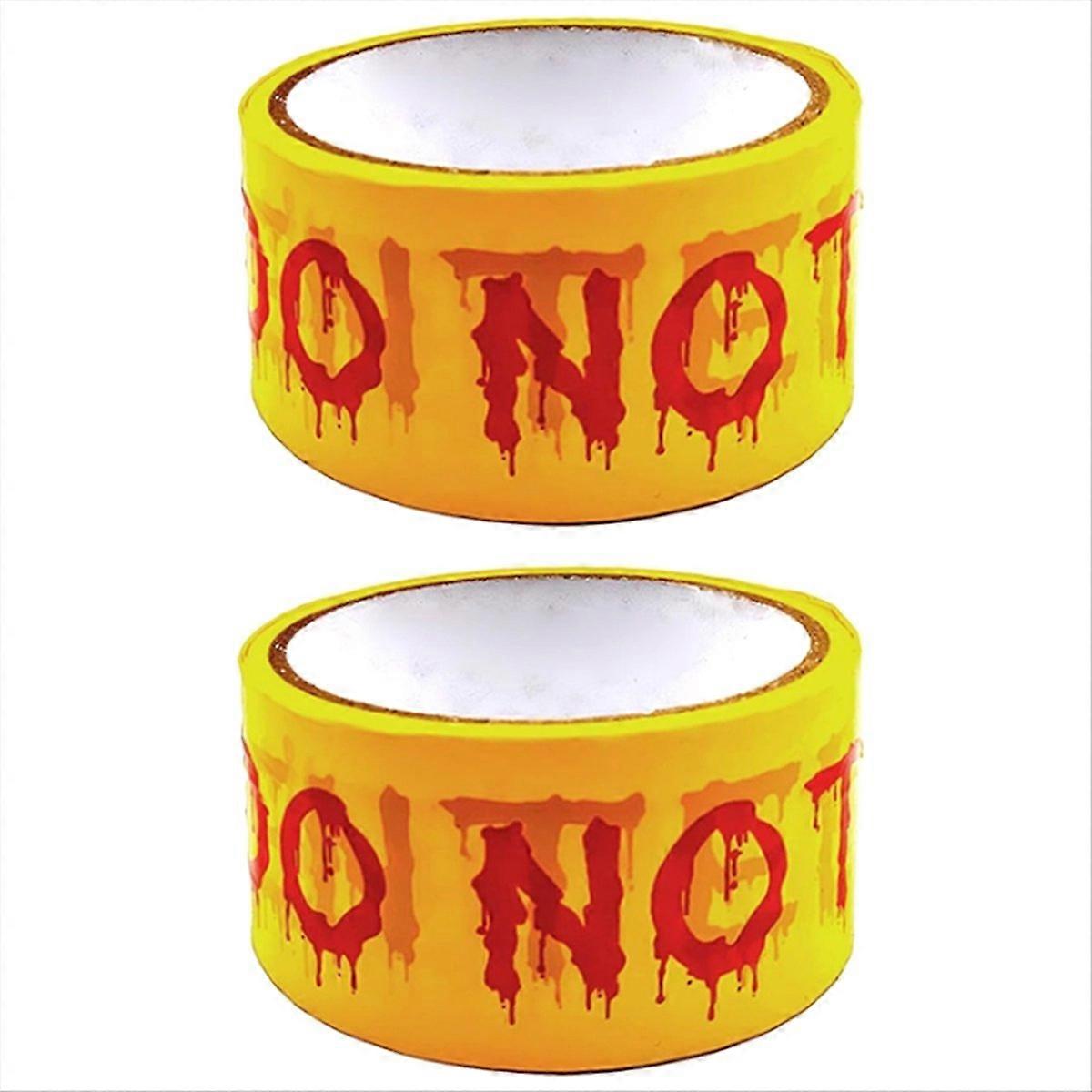 Halloween Decorations Caution Tape,Do Not Enter Caution Tape 2Pcs