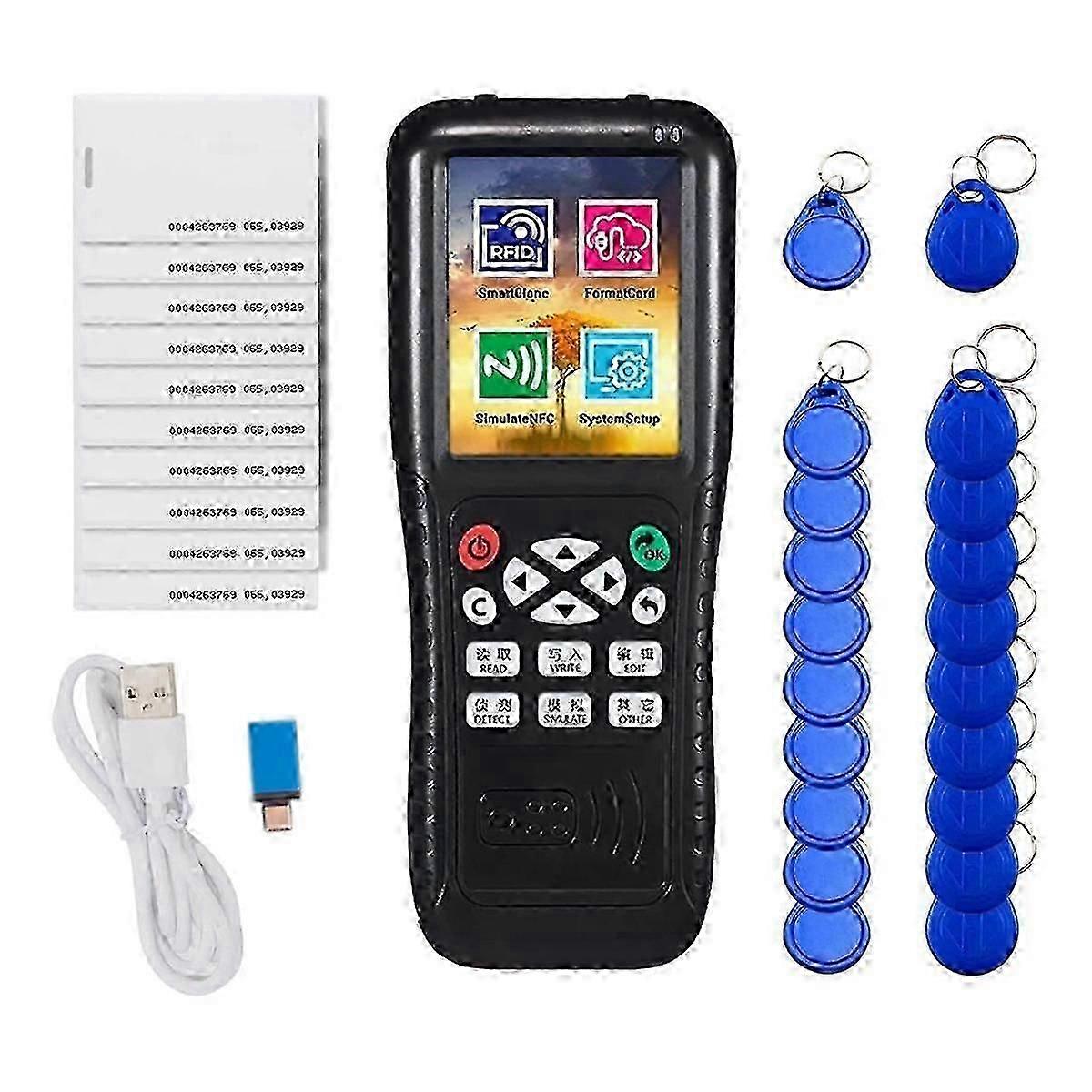 NFC RFID Card Copier Reader Writer,NFC Smart Card Reader Writer RFID Copier, English Version ICopy X100 NFC ID IC Reader