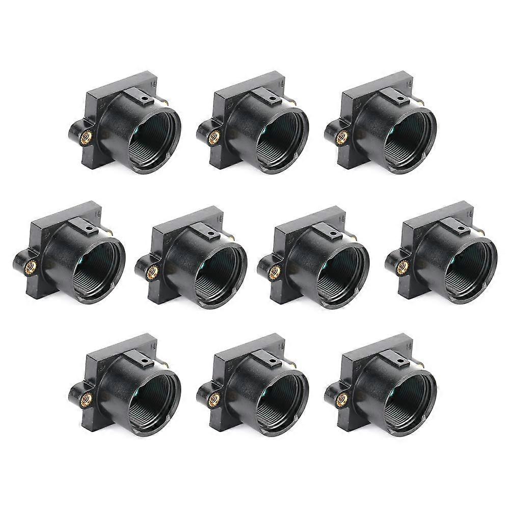 M12x0.5 Lens Mount Holder Bracket for CCTV Camera, ABS Adapter with Filter, 10pcs