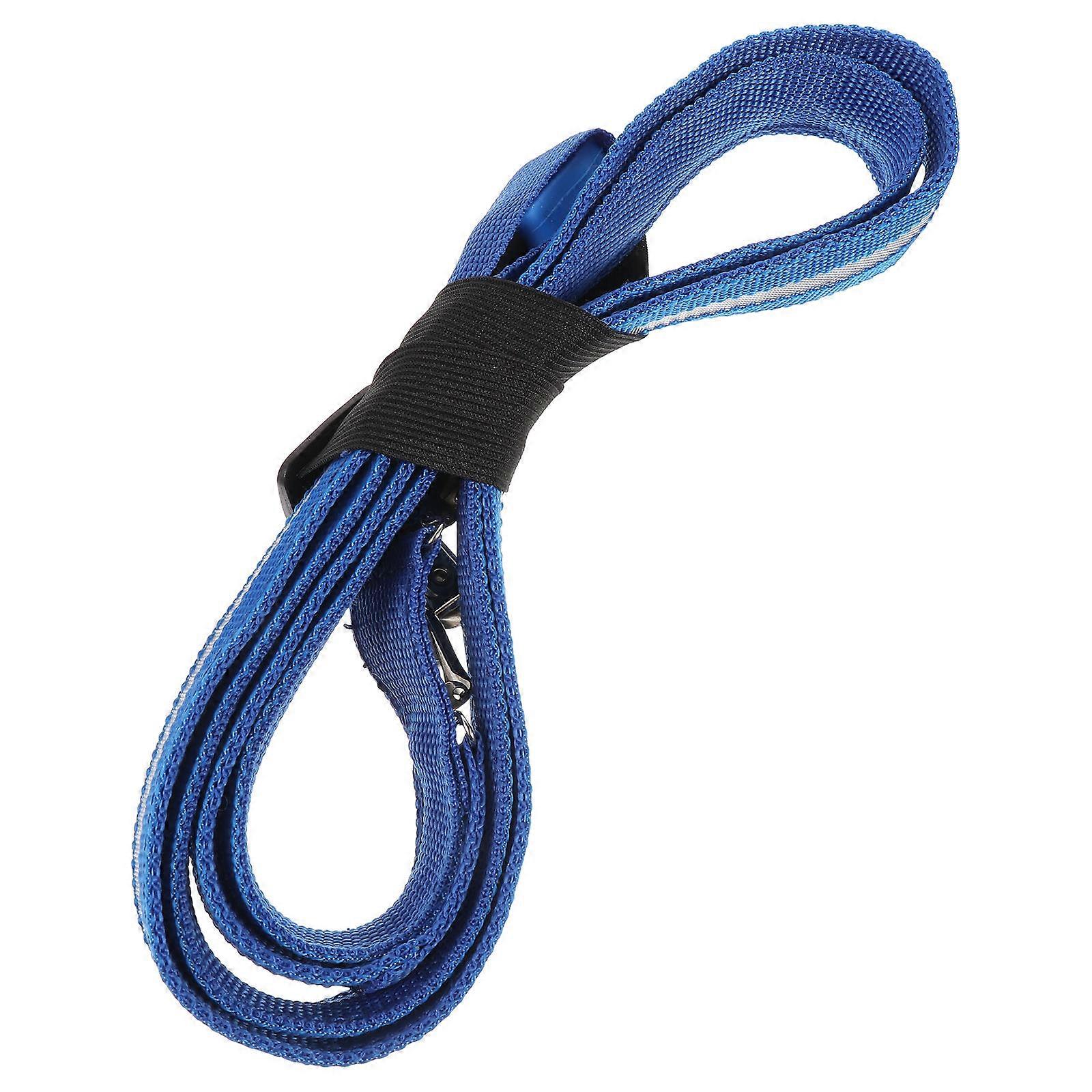 LED Suspender 1Pack Luminous Strap Blue Webbing For Jeans Walking Adjustable