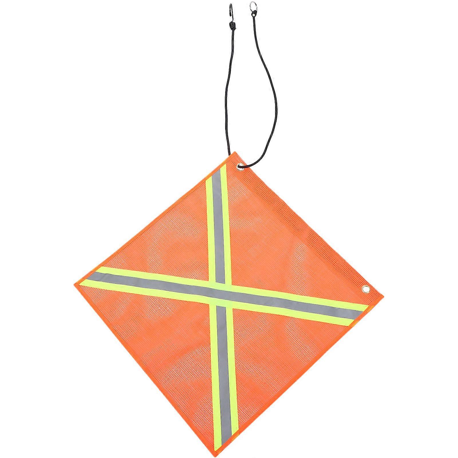 Reflective Flag Warning Flag for Car with PVC Material Orange