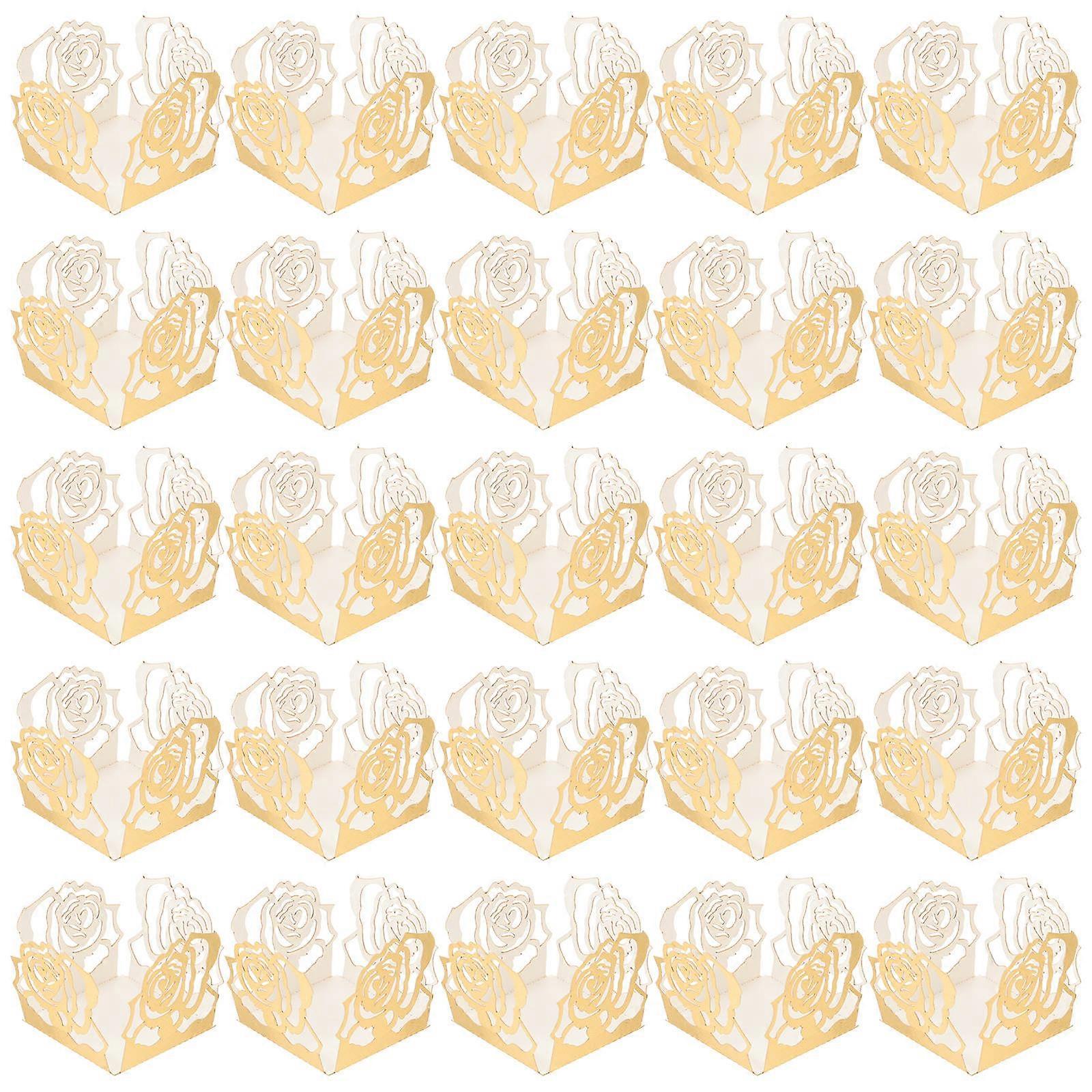 Chocolate Candy Cups Decorative Chocolate Wrappers for Packaging 200Pcs Paper