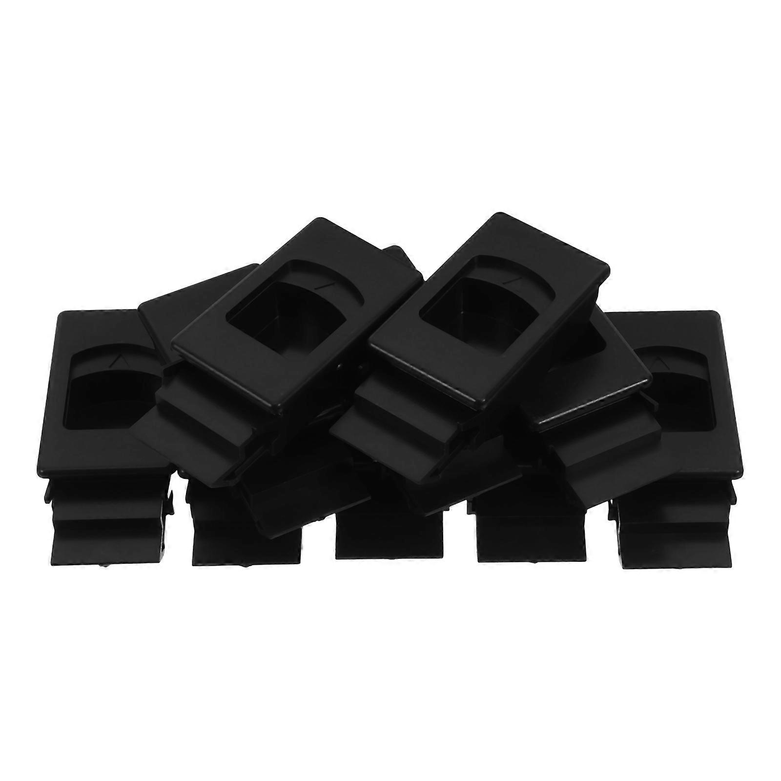 Push Latches For Cabinets Space Optimization Modern Design Rectangular Shape Industrial Workers Maintenance Personnel 10Pcs