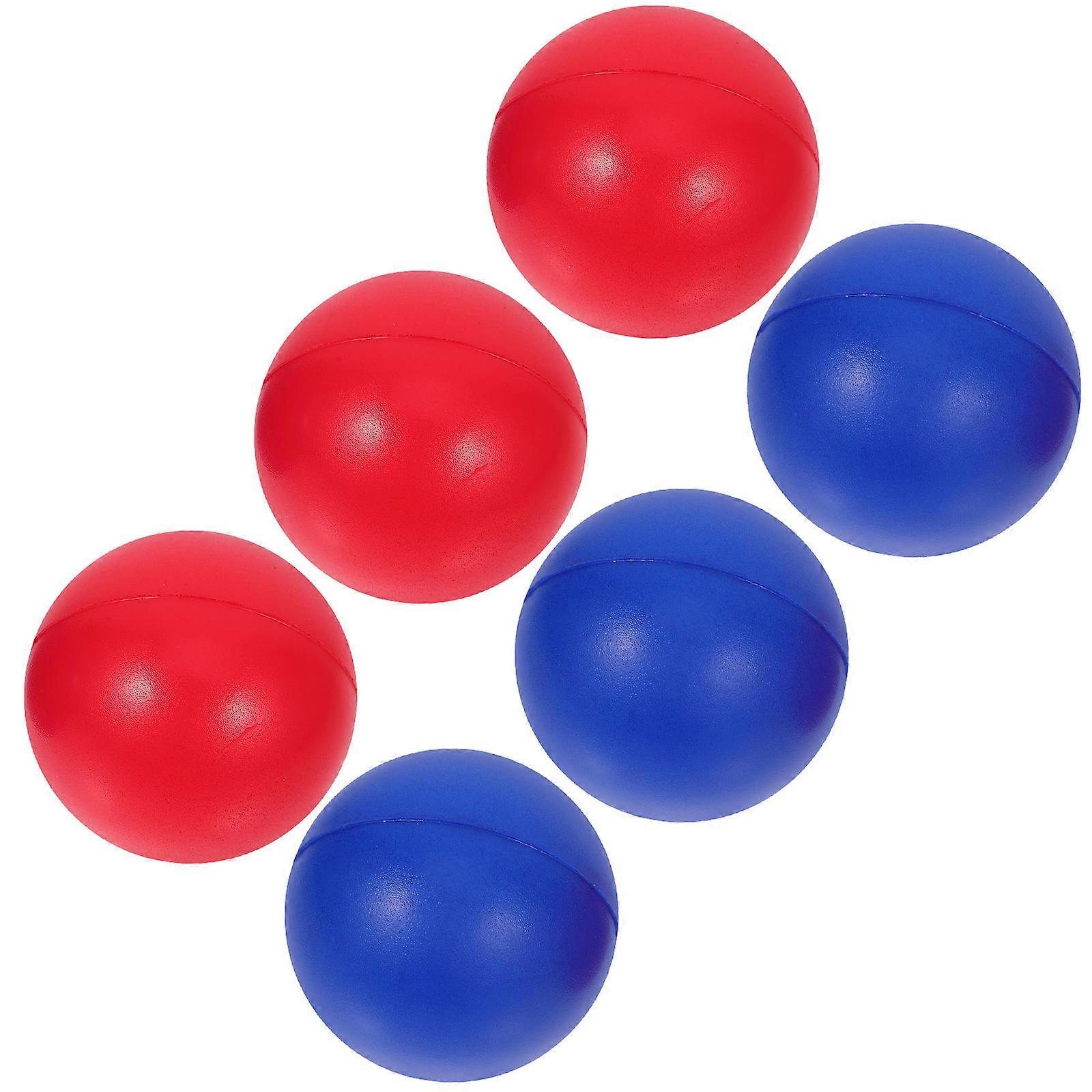 Colored Beach Paddle Ball Replacement for Hand Eye Coordination 6Pcs