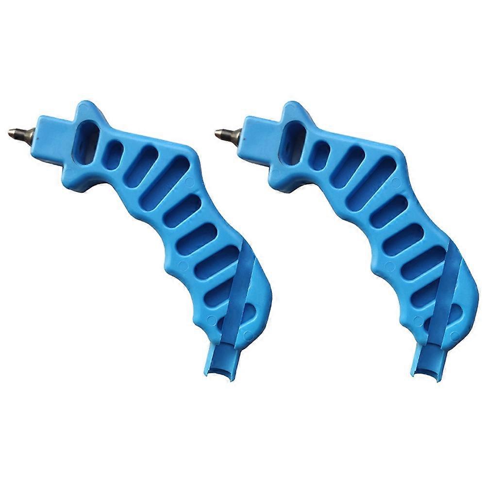 2Pcs Integrated Drip Irrigation Pipe Hole Punching and Pipe Joint Insertion Tool