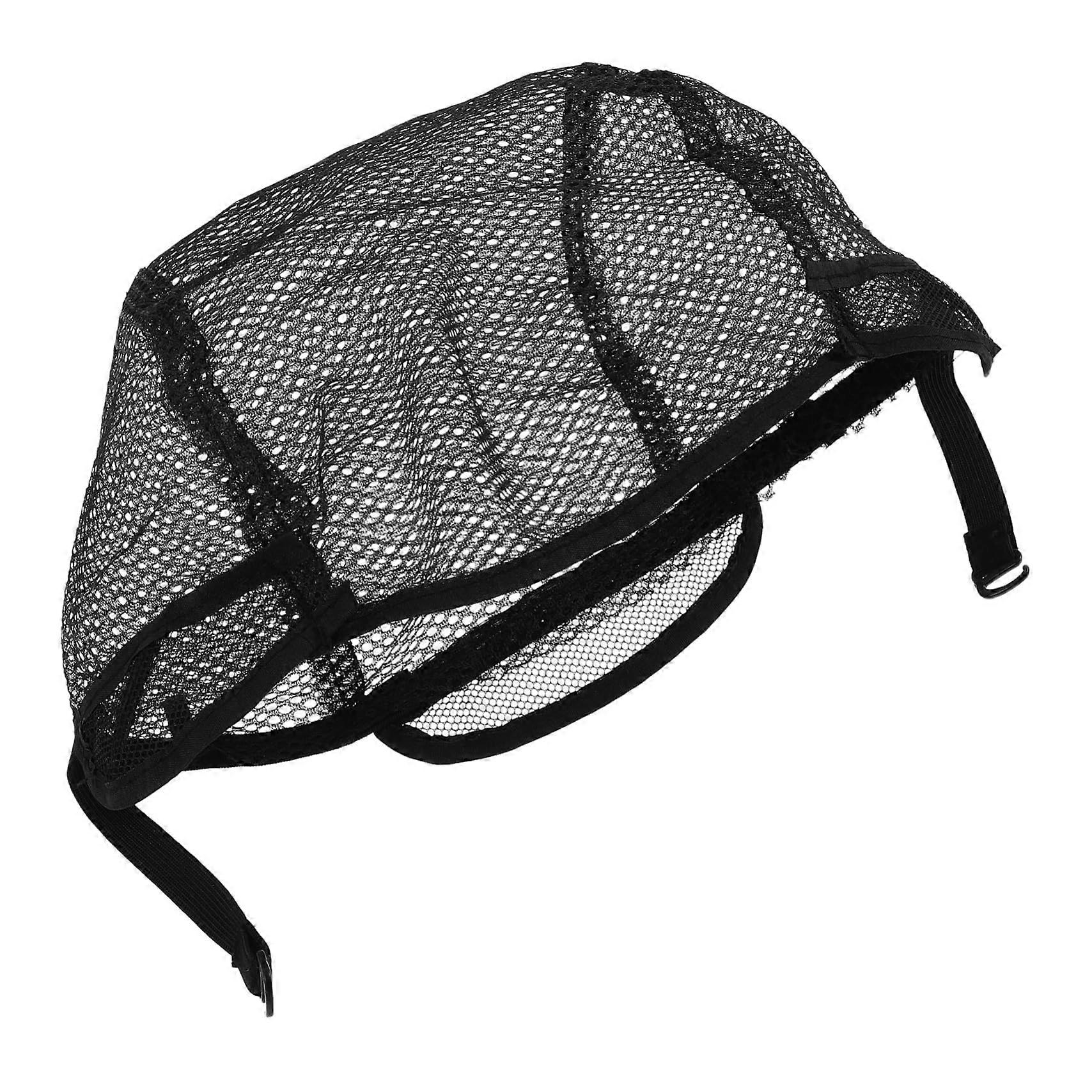2PC Adjustable Stretch Mesh Wig Cap Black for Wig Making and Lace Front Wigs  Elasticity