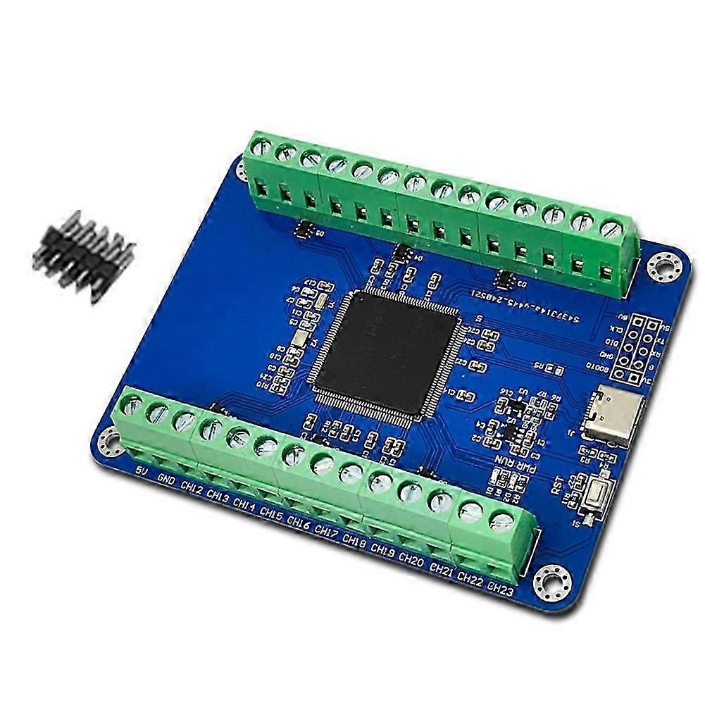 Sampling Module STM32F407ZET6 24-Channel 12Bit AD Sampling Module Data Acquisition Type-C Interface Module