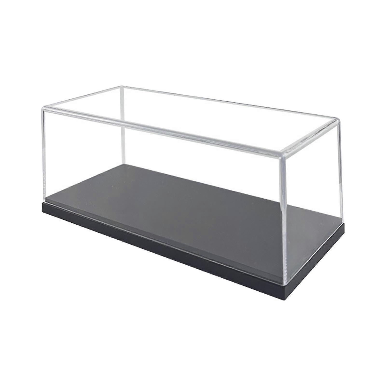 1/24 Scale Diecast Model Car Display Case, Stackable Transparent Acrylic Showcase for Collectors