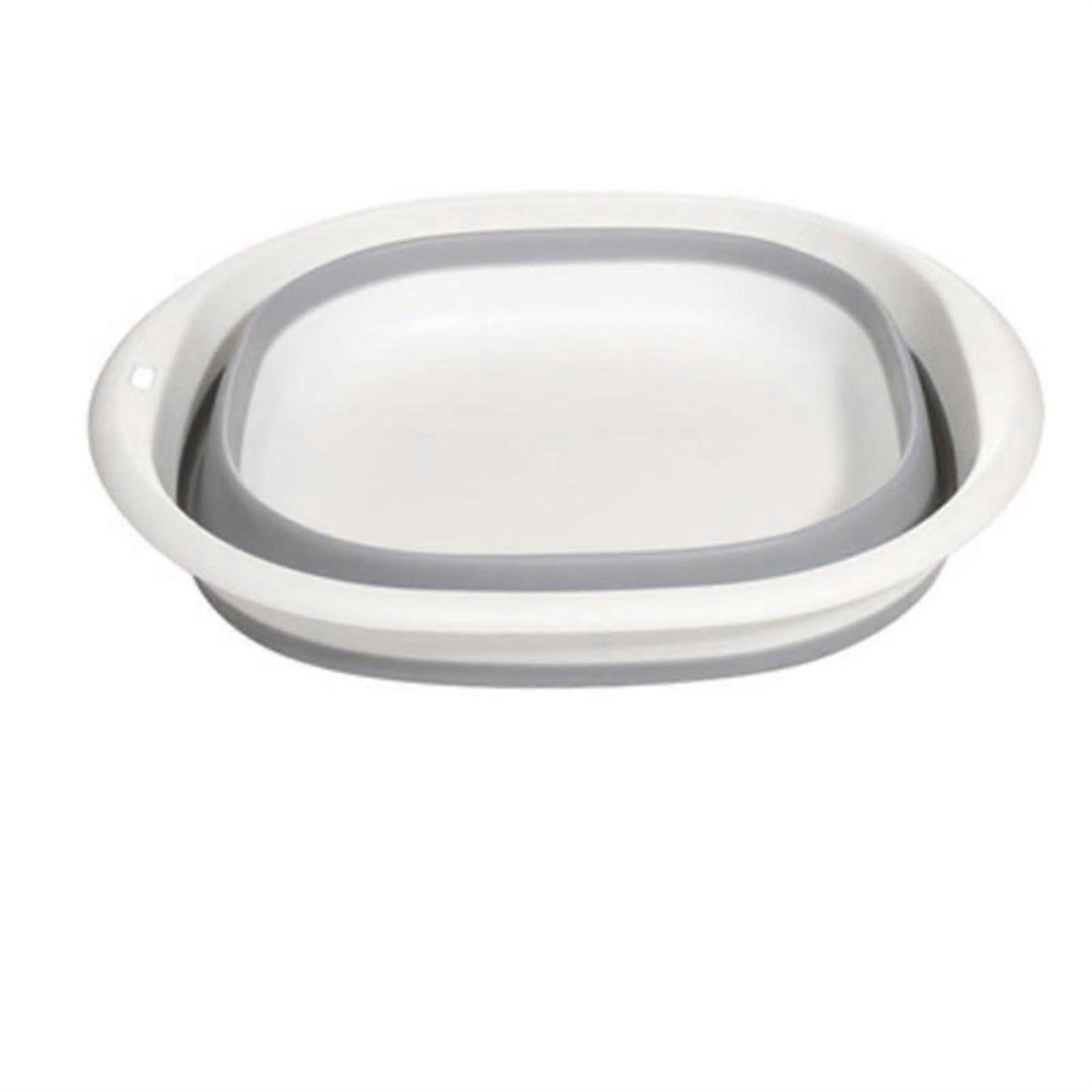 Collapsible Wash Basin 25.8cm Foldable SpaceSaving for Camping Kitchen Bathroom MultiPurpose