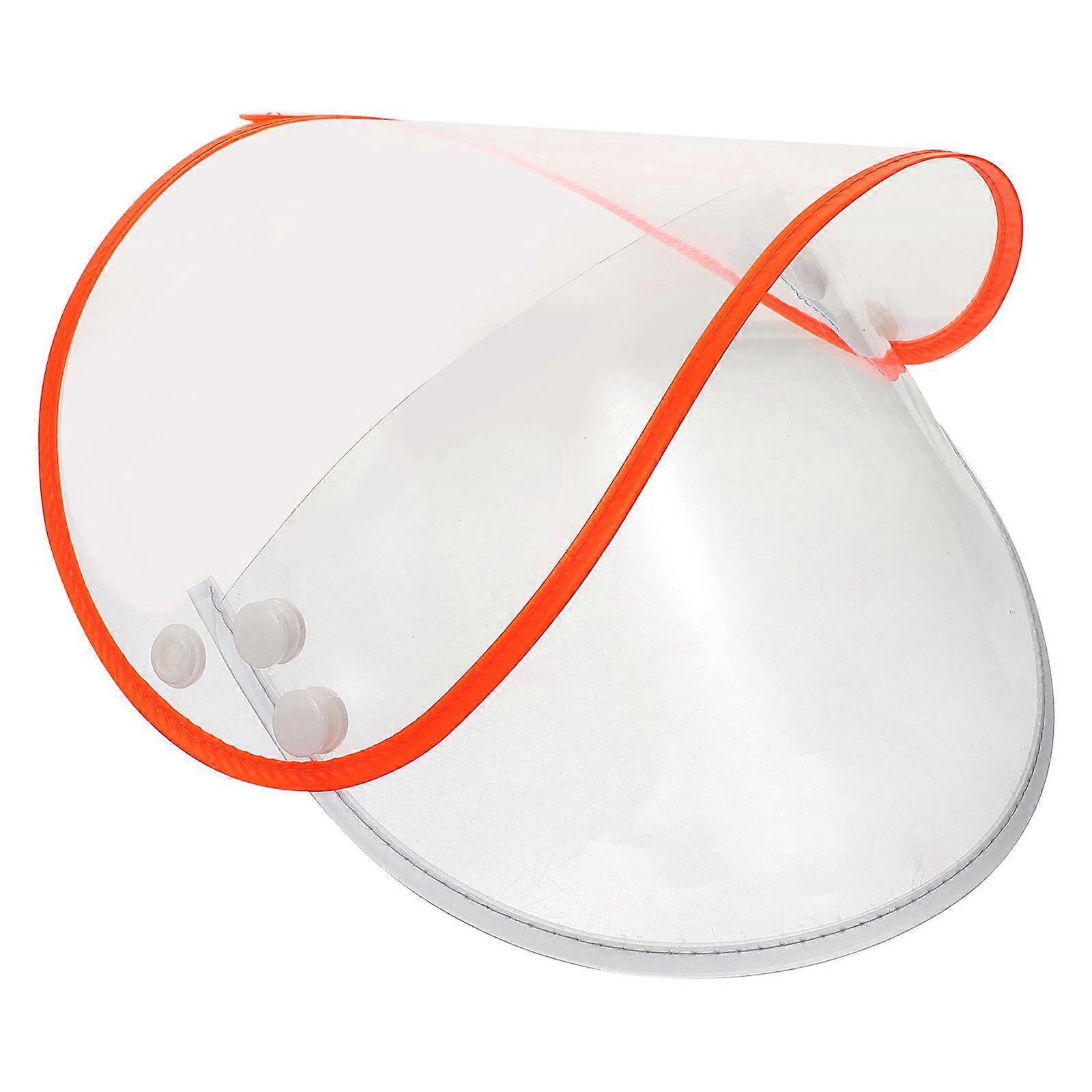 Transparent Hat Brim Replaceable Hat Shield Raincoat Cap Brim Rain Poncho Accessory