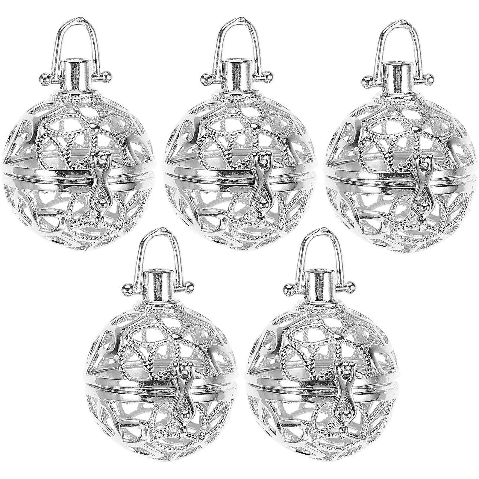 Aromatherapy Diffuser Locket Essential Oil Pendant for Necklace 10Pcs