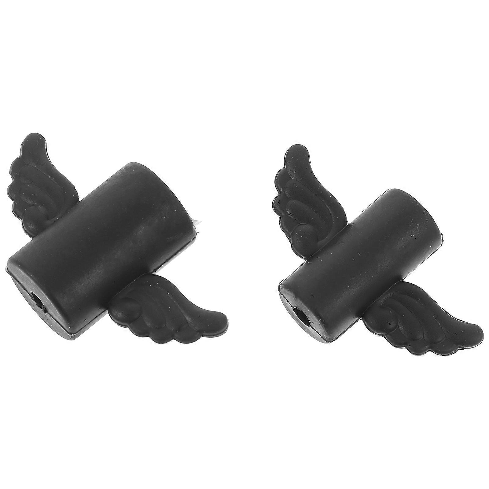 Charging Cable Saver Data Line Protector for 2Pcs Black Cartoon