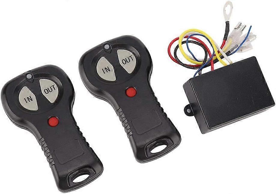 1 Pair Winch Controller 12V Universal Wireless Winch Remote Control Controller Kit for Car Truck