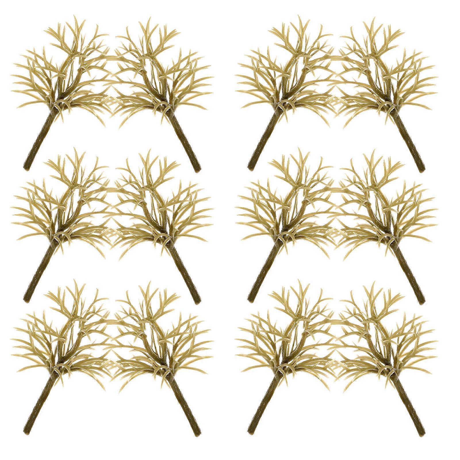 30pcs Model Trees Without Leaves Simulation Mini Tree Models Sand Table Railroad Landscaping Tree Models