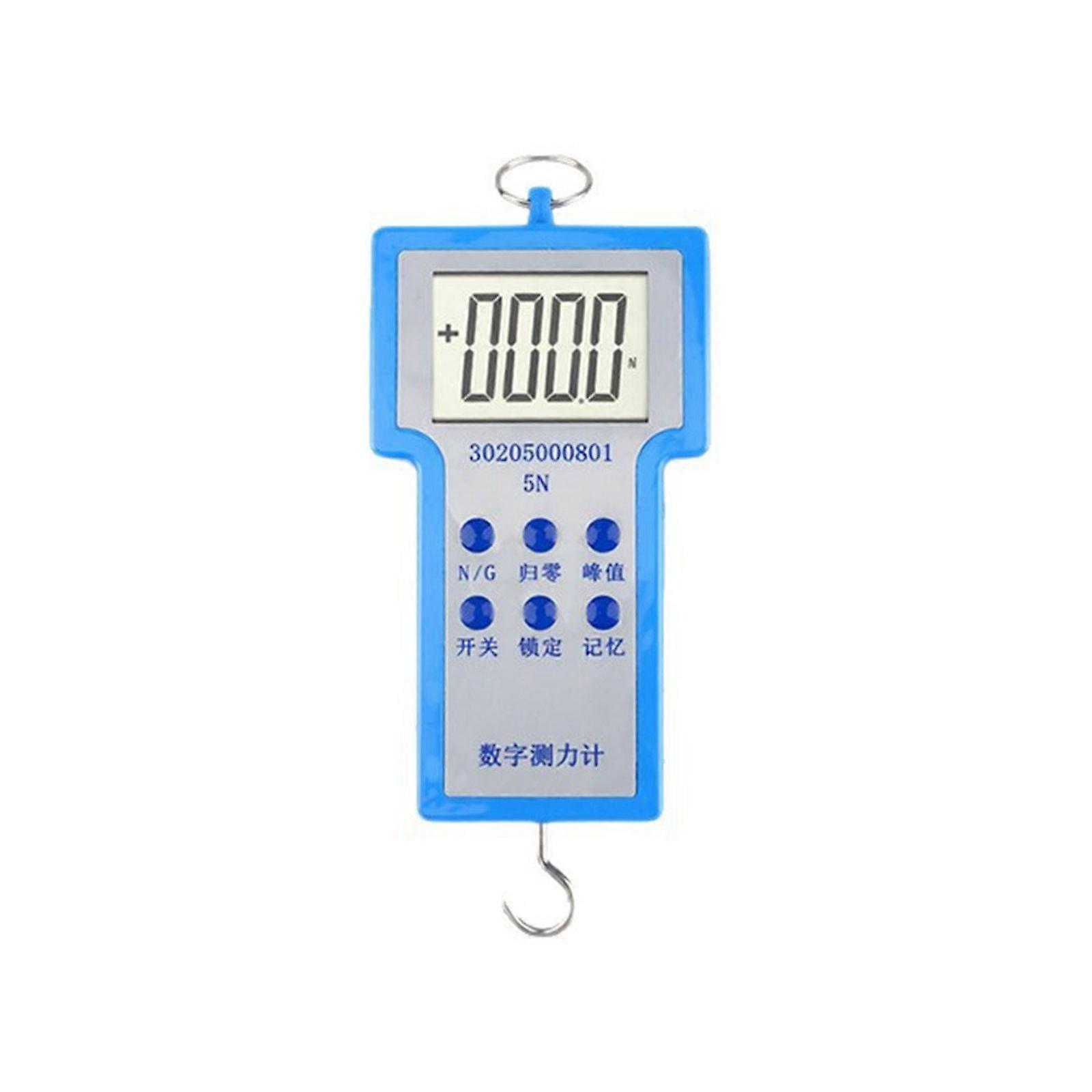 Educational Digital Force Gauge Push Pull Gauge Digital Dynamometer Portable Force Meter For Classrooms Demonstrations Multicolor