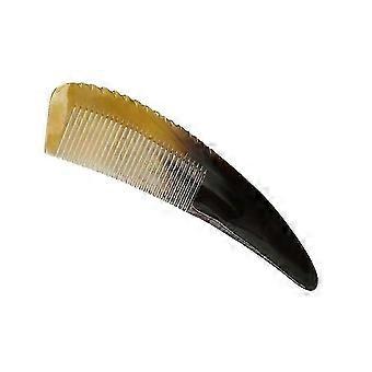 Natural Hand Carved Horn Comb for Scalp Massage, Anti-Static, Heat Resistant, Smooth Gliding, Helps Reduce Hair Loss
