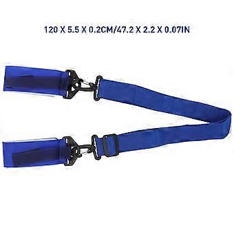 Snowboard Ski Strap for Carrying Belt Adjustable Durable Blue