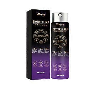 Biotin 10-in-1 Skin Restoration Spray, Natural Plant Formula Facial Repair Mist Hydrating Toner to Fade Blemishes Spots & Improve Skin, For All Skin T