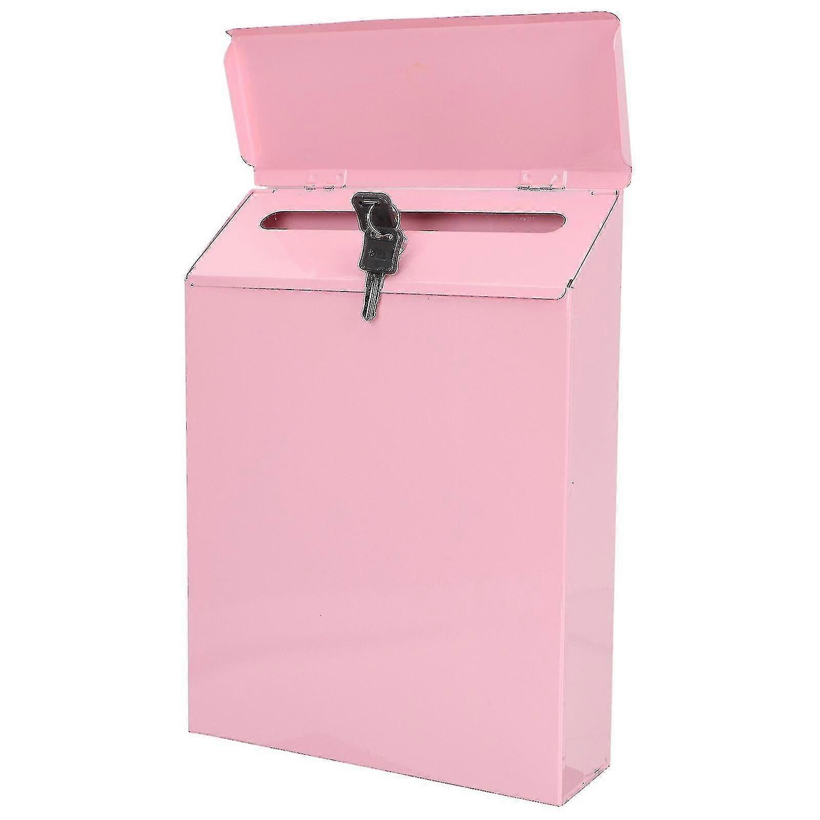 Wall Mount Mailboxes Rust- Proof Letter Box Decorative Post Box Farmhouse Mailbox Wall Locking Mailbox