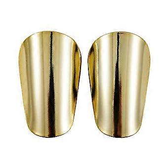 Ventilated Sports Shin Pad Nonslip Ergonomic Youth Shin Guards Hockey Use Suitable for Children Kids Adults  Gold XS