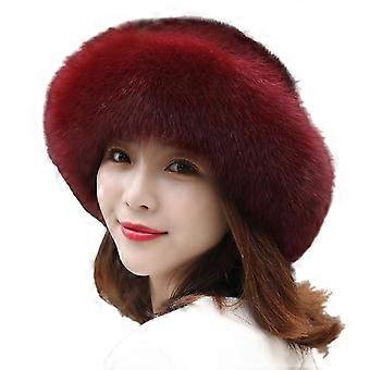Faux Fur Trimmed Winter Fashion Hat For Women Fashionable Outdoor Warm Hats Christmas Gift