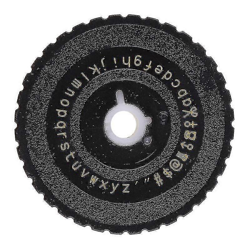Motex E101 Mini Printer Replacement Label Maker Wheel 9mm Letter Wheels Only