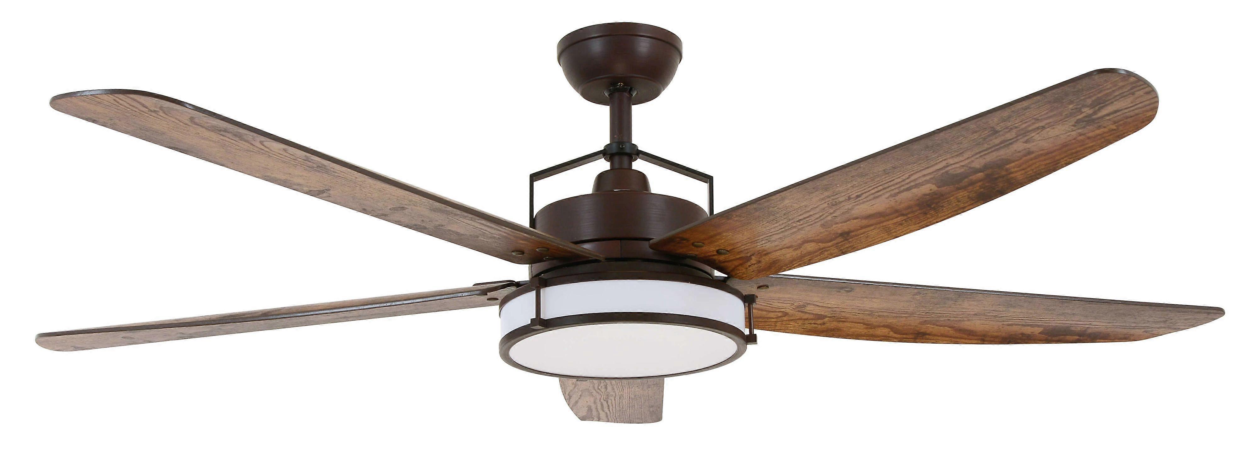 DC Deckenventilator Louisville Bronze mit LED